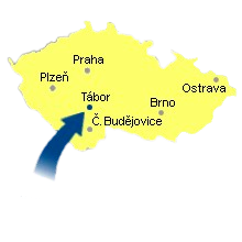 mapa ČR